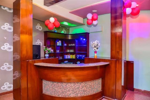 Decorated Bar Counter
